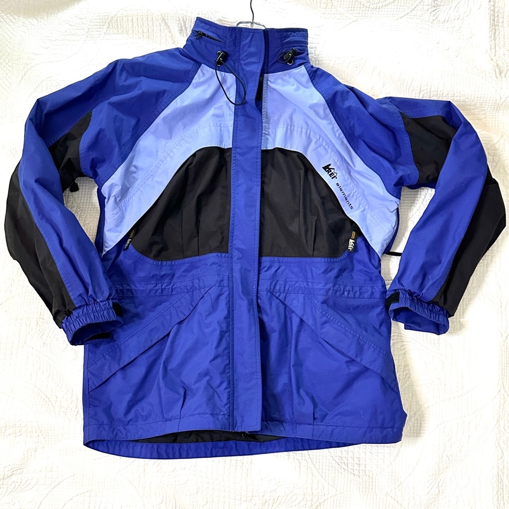 Vintage Women’s 90s Ski Shell/Foul Weather Jacket REI Elements Large Great